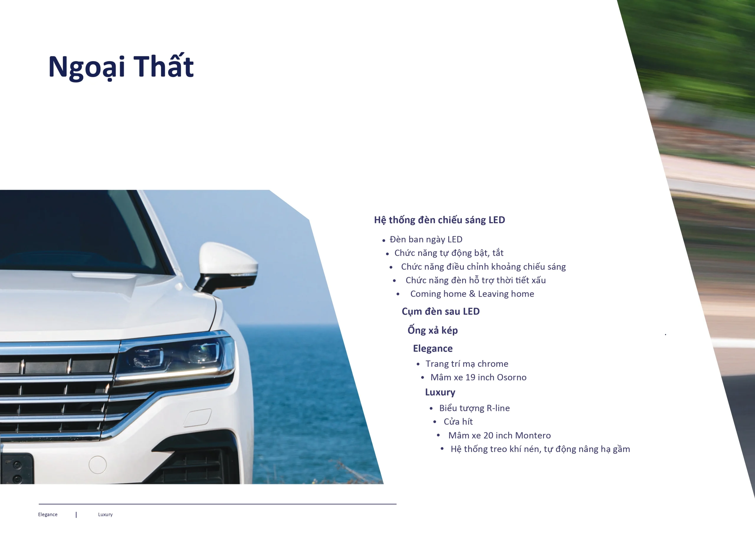 So sánh chi tiết Volkswagen Touareg Elegance và Luxury: Phiên bản nào dành cho bạn?